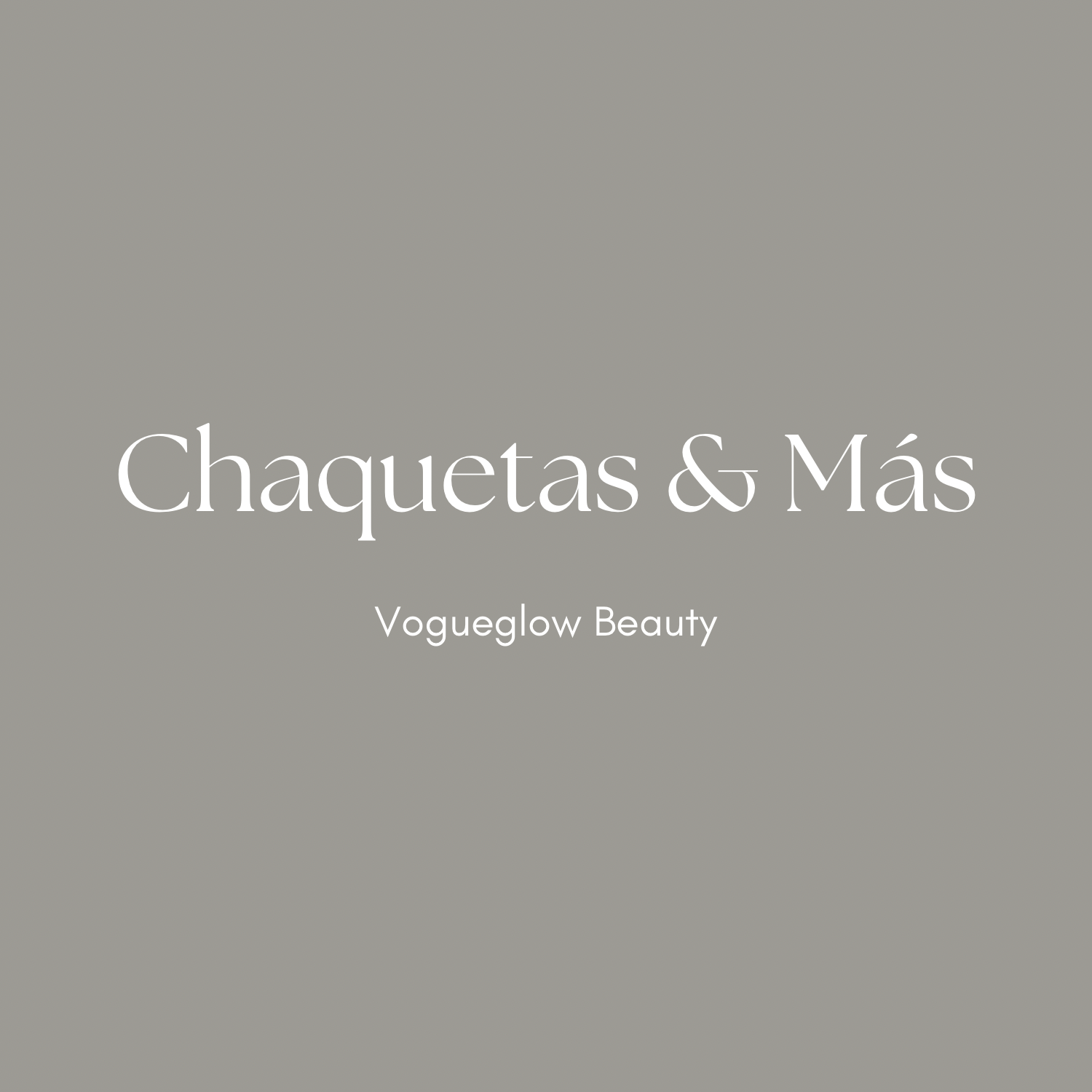 CHAQUETAS & MÁS