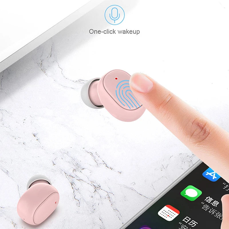 Bluetooth V5.0 TWS Earbuds Earphone Headphone HIFI Sound Automatic Pairs Connect IPX4 Waterproof 5 Colors A6S Pro Authentic