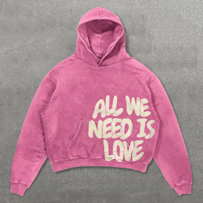 Sudadera tipo Hoodie "all we need is money"