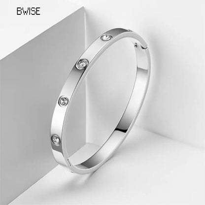 Pulsera circonio para mujer elegante