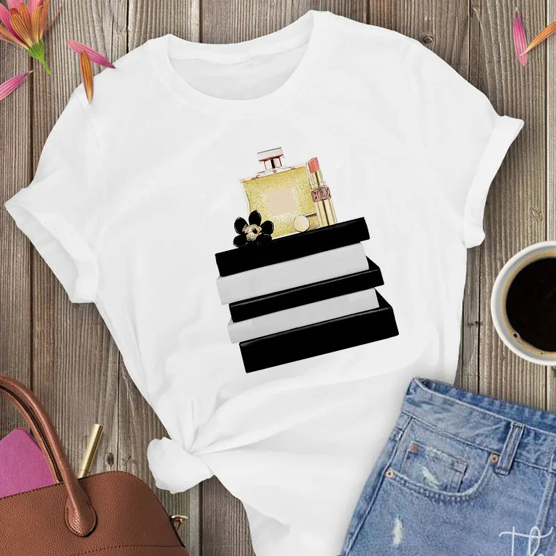 Camiseta de manga corta para mujer