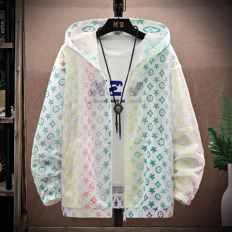 Men's jacket with print 