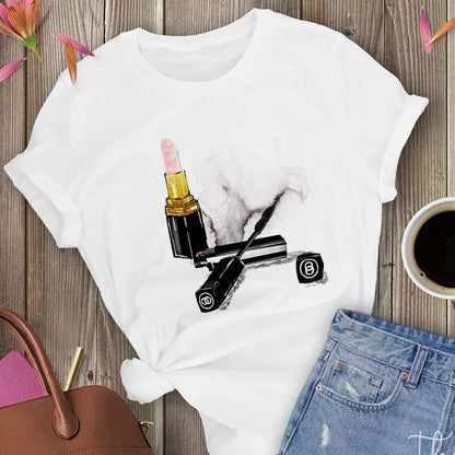 Camiseta de manga corta para mujer