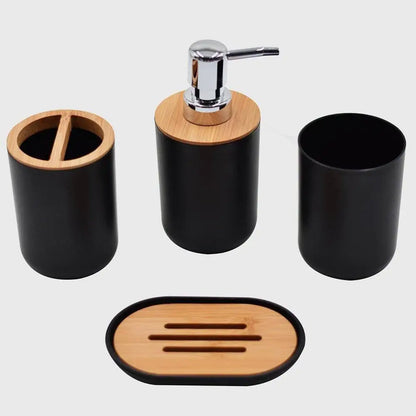 Conjunto de Baño de Madera de Bambú de Lujo Ligero