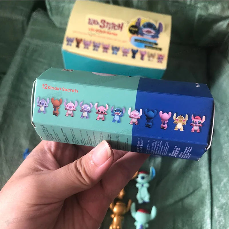 Sonny Angel Lilo Stitch Series Blind Box Stitch Surprise Box Cute Model Doll Fashion Car Phone Accessories Kawaii Children Toy