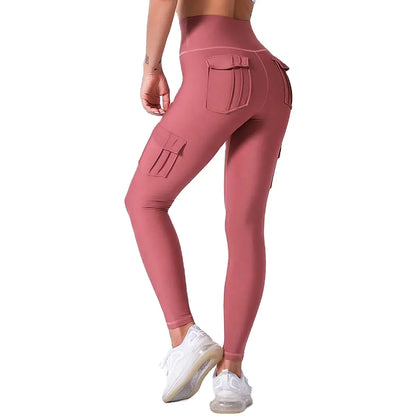 Pantalones cargo elásticos para mujer