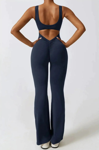 Sexy Bell Bottom Jumpsuit