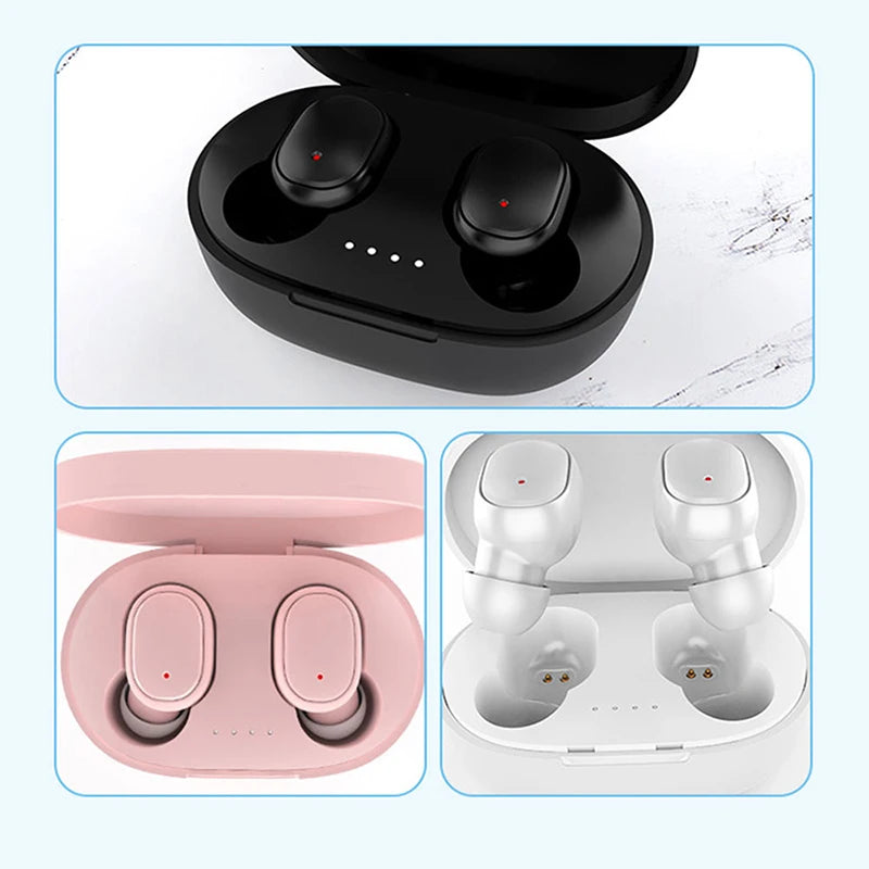 Bluetooth V5.0 TWS Earbuds Earphone Headphone HIFI Sound Automatic Pairs Connect IPX4 Waterproof 5 Colors A6S Pro Authentic