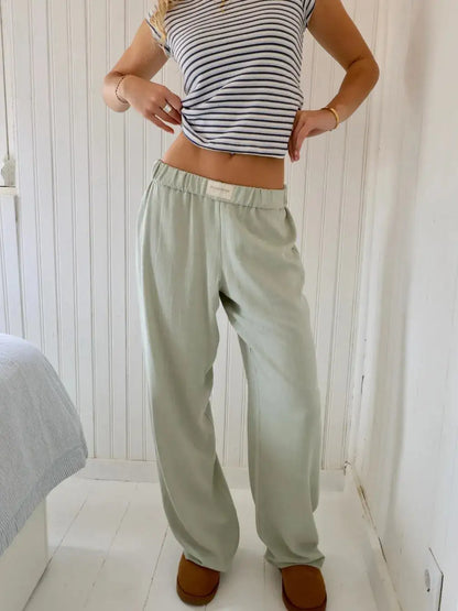 Pantalones anchos para mujer