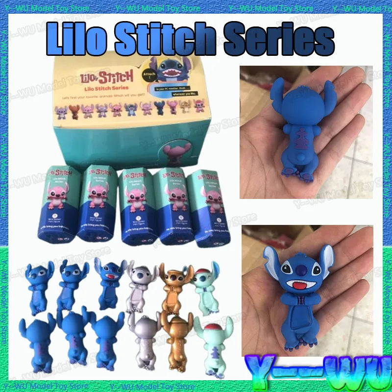 Sonny Angel Lilo Stitch Series Blind Box Stitch Surprise Box Cute Model Doll Fashion Car Phone Accessories Kawaii Children Toy