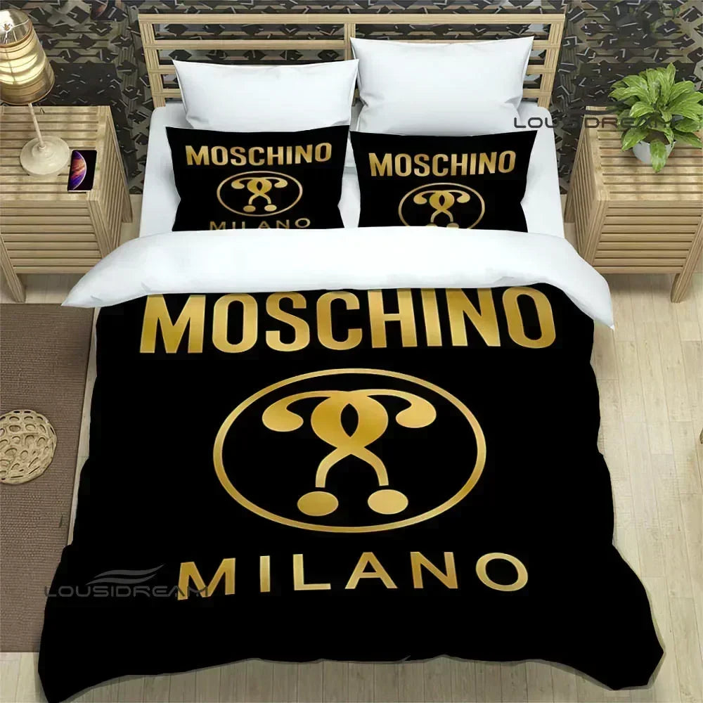 Juegos de cama con estampado del logotipo