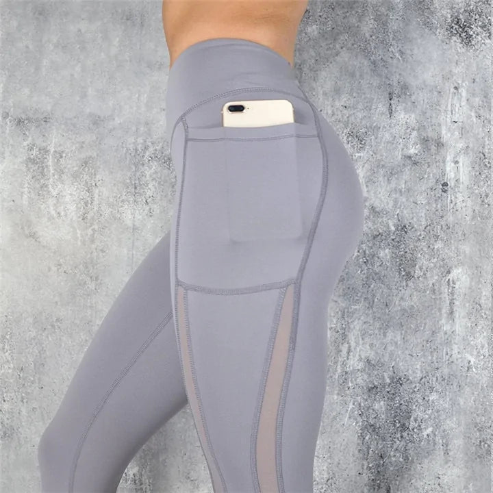 Leggings SVOKOR de Cintura Alta con Bolsillos