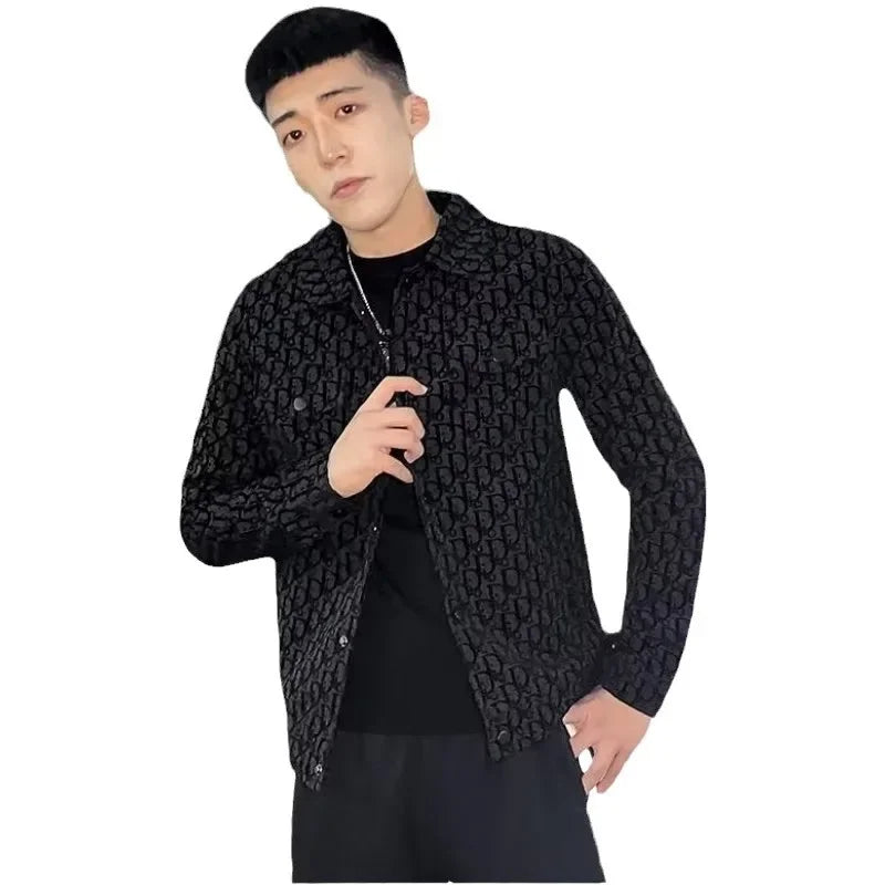 Chaqueta de imitación para hombre