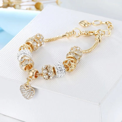 Pulsera Cubica Oro y Diamantes