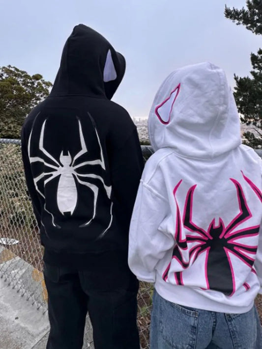 Chaqueta Couple con estampado de araña