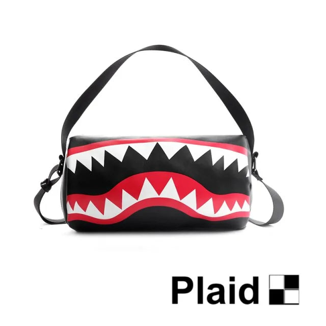 Shark Plaid Bag