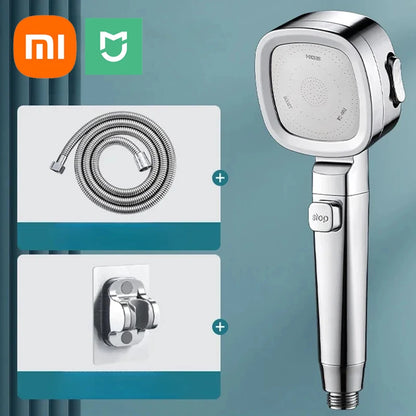 Xiaomi Mijia High Pressure Shower Head Water Saving 3-Modes Shower Heads Water Adjustable Massage Sprayer Bathroom Accessories 