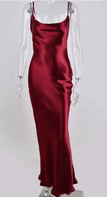 Vestido Satinado Elegante para mujer