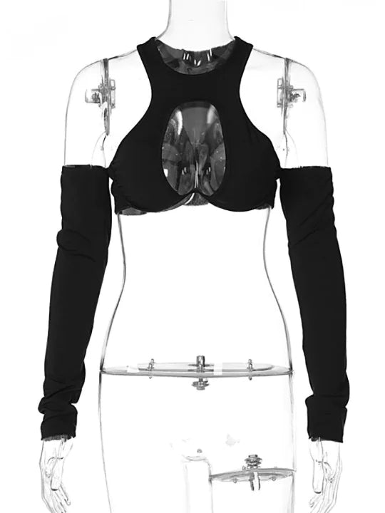 Y2K Crop Corset Top