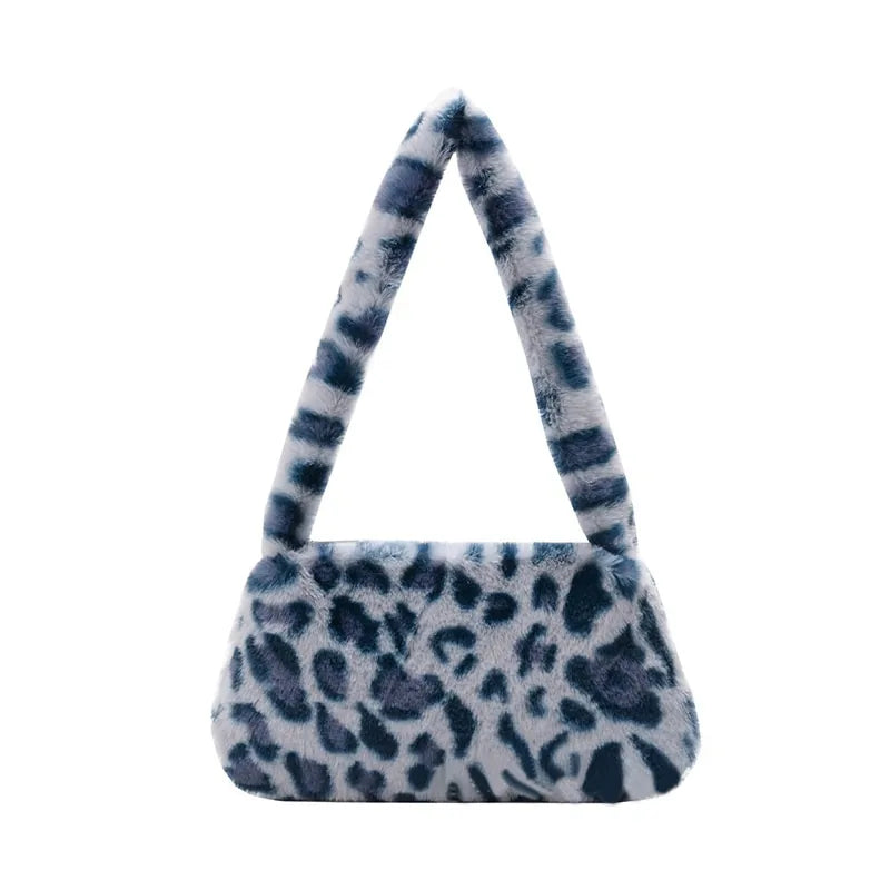 Bolso de mano con estampado animal para el hombro