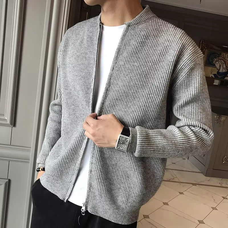 Chaqueta tipo cárdigan para hombre