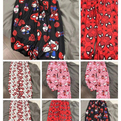 Pantalón de pijama Hello Kitty-Spiderman