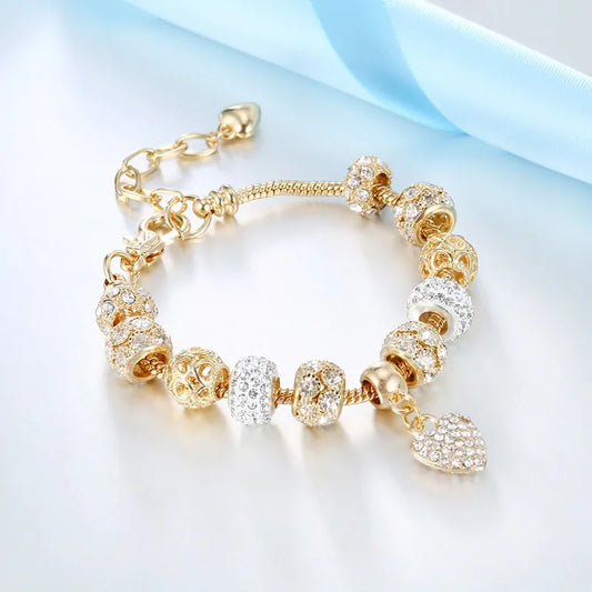 Pulsera Cubica Oro y Diamantes