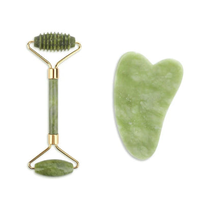 Kit Rodillo de Jade - Gua Sha