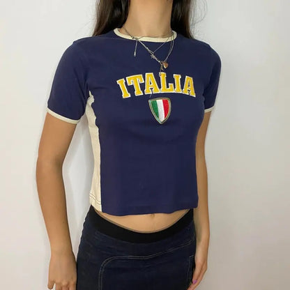 Camiseta con Estampado Italia