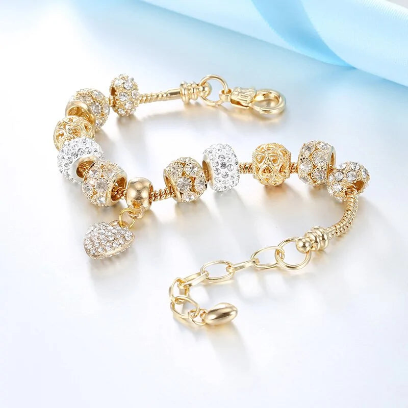 Pulsera Cubica Oro y Diamantes