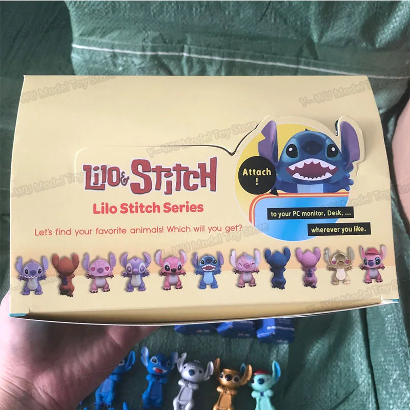 Sonny Angel Lilo Stitch Series Blind Box Stitch Surprise Box Cute Model Doll Fashion Car Phone Accessories Kawaii Children Toy