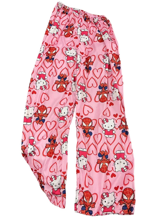 Pantalón de pijama Hello Kitty-Spiderman