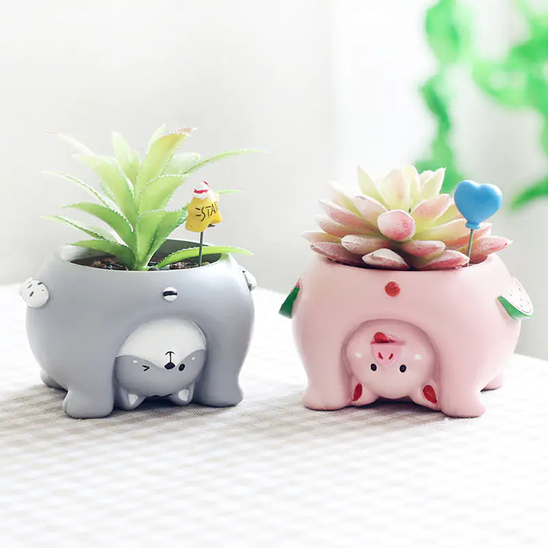 Cartoon Animal Planters