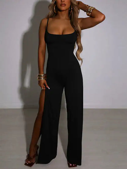 Elegant Spaghetti Strap Jumpsuit