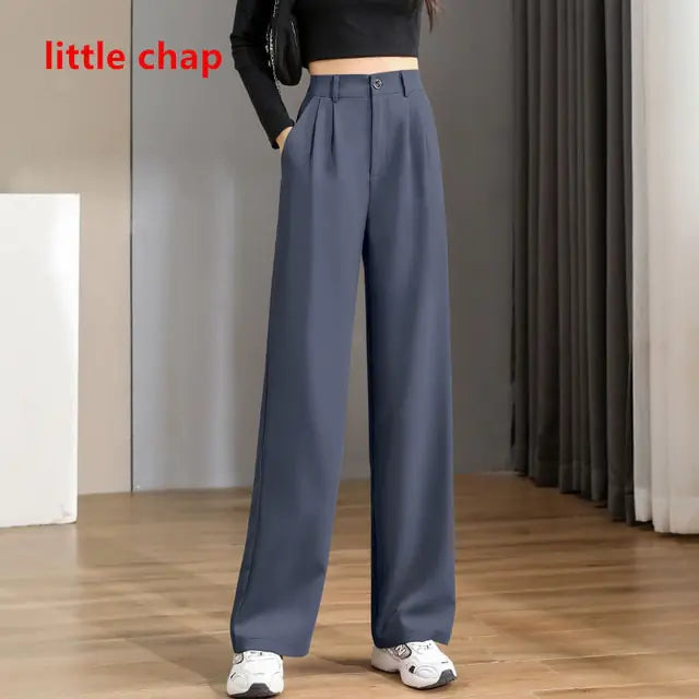 Elegantes Pantalones Rectos de Oficina para Mujer