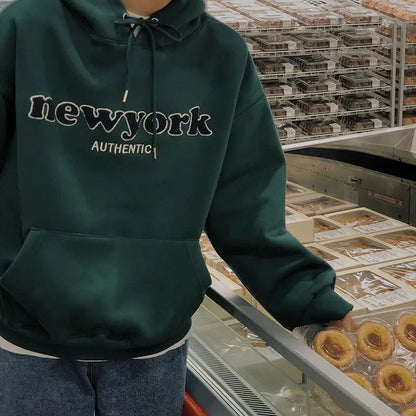 Printed New York Hoodie