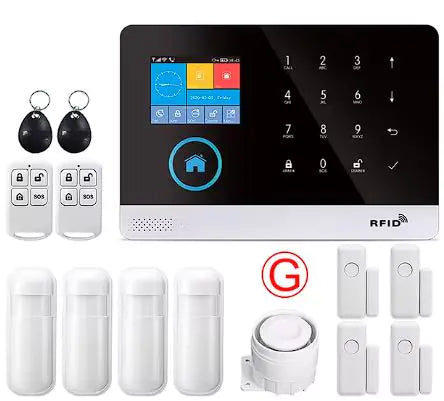 Wireless Home Security Alarm with WiFi & GSM