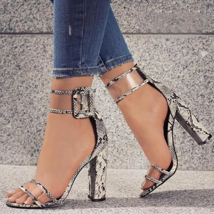 Comfortable Hollow High Heels Sandals