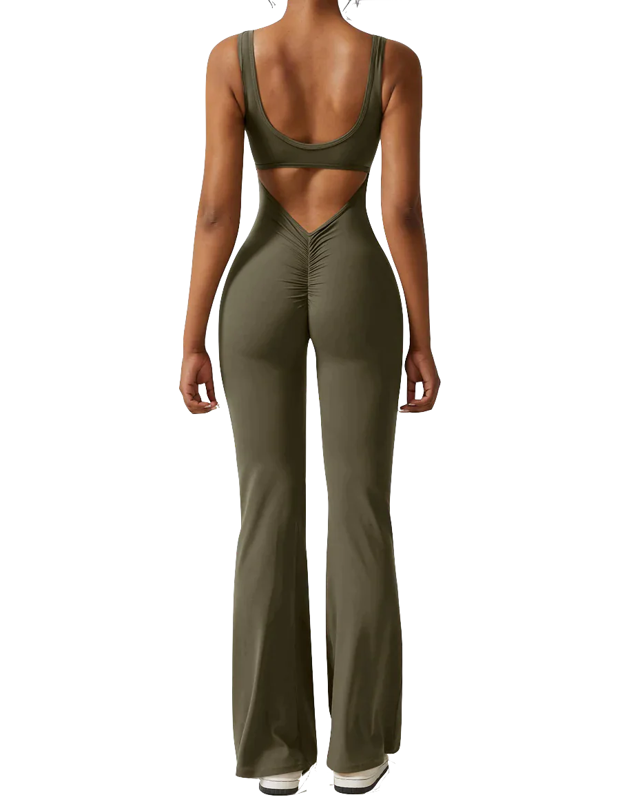 Sexy Bell Bottom Jumpsuit