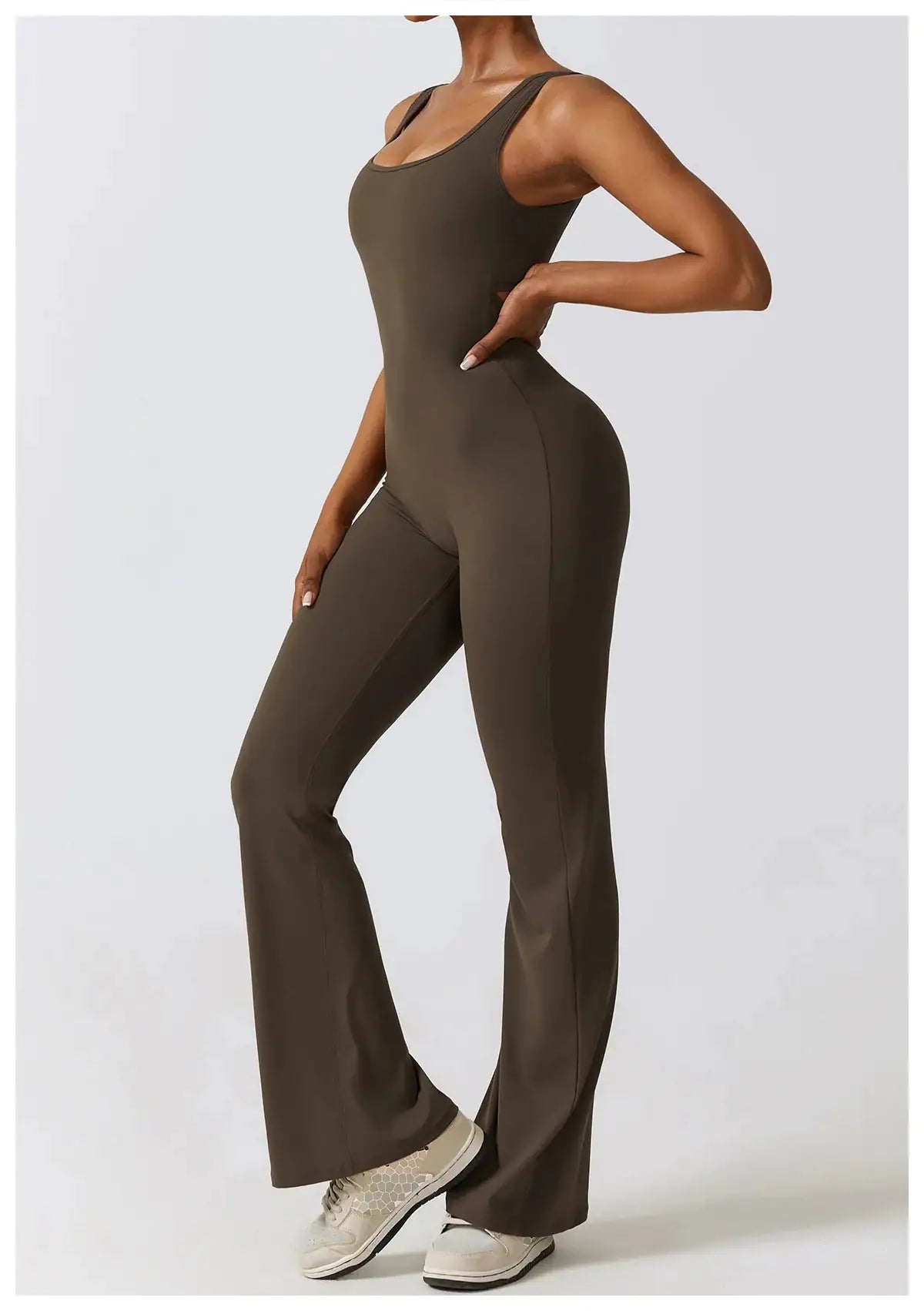 Flare Scrunch Jumpsuit