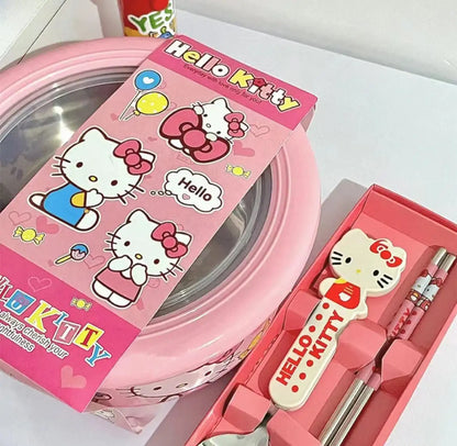 Kawaii Stainless Steel Noodle Bowl