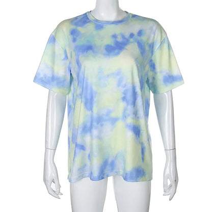 Darlingaga casual tie dye two piece set