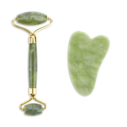 Kit Rodillo de Jade - Gua Sha