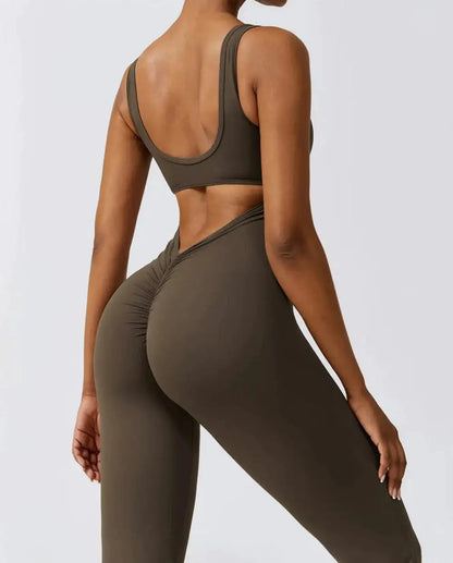 Sexy Bell Bottom Jumpsuit