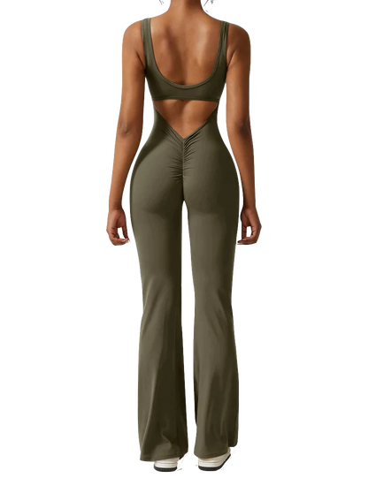 Sexy Bell Bottom Jumpsuit