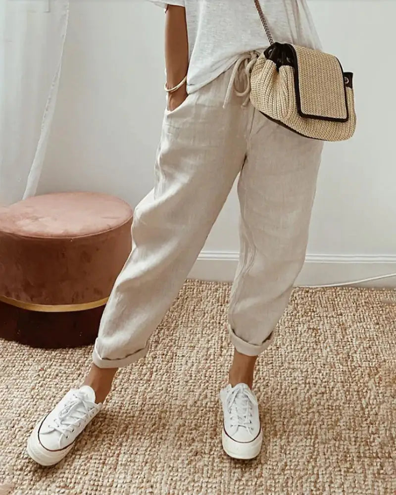 Pantalones estilo jogger para mujer