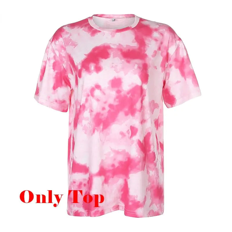 Darlingaga casual tie dye two piece set