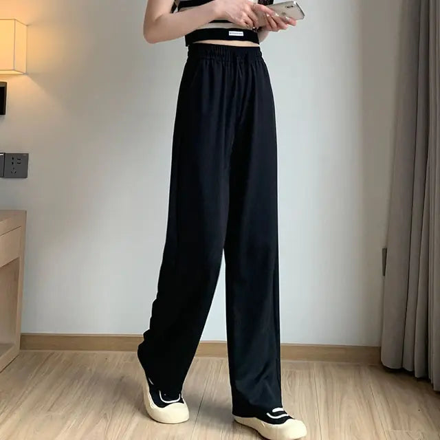 Elegantes Pantalones Rectos de Oficina para Mujer