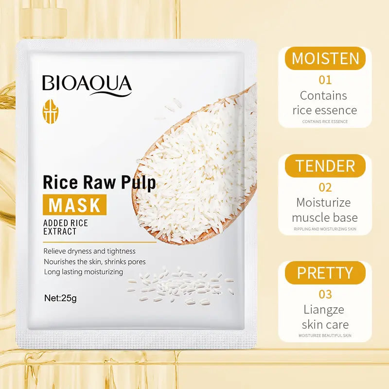 Mascarilla Facial de Arroz BIOAQUA