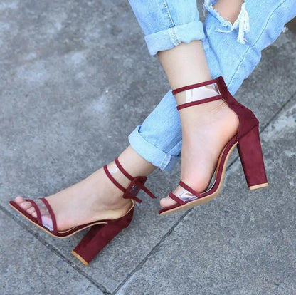 Comfortable Hollow High Heels Sandals